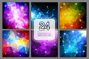 [50%OFF] 24 polygonal backgrounds