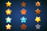 Collection star icons