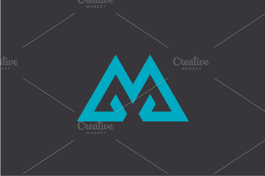 Mountain - Letter M Logo in Logo Templates - product preview 8