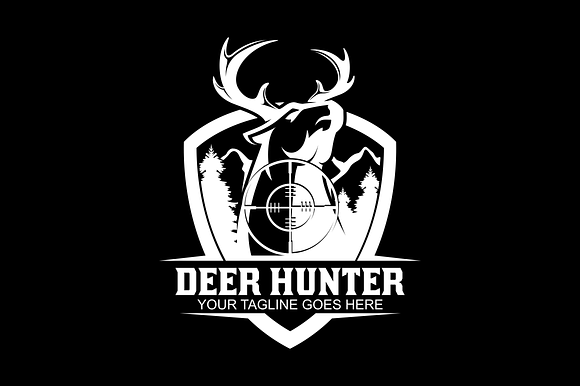 Deer Hunter in Logo Templates - product preview 2