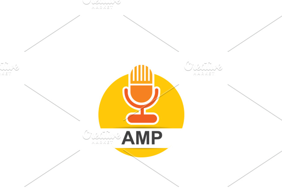 AMP Music Player Logo Template in Logo Templates - product preview 8