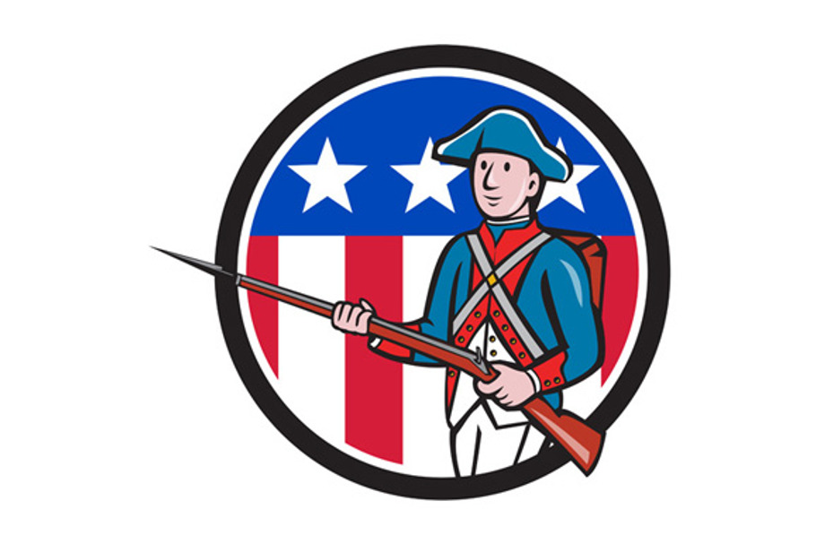 American Soldier Marching Rifle USA