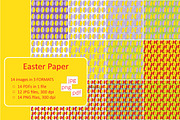 Colorful Easter Paper Patterns