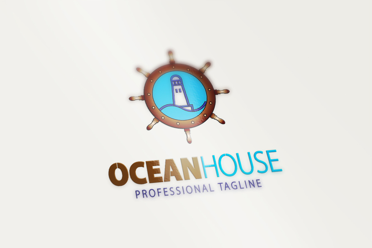 Ocean House Logo in Logo Templates - product preview 8