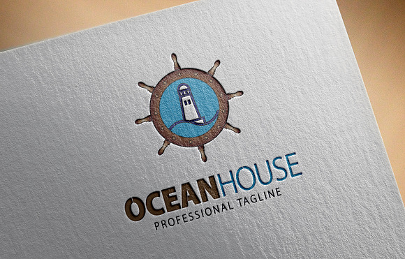 Ocean House Logo in Logo Templates - product preview 3