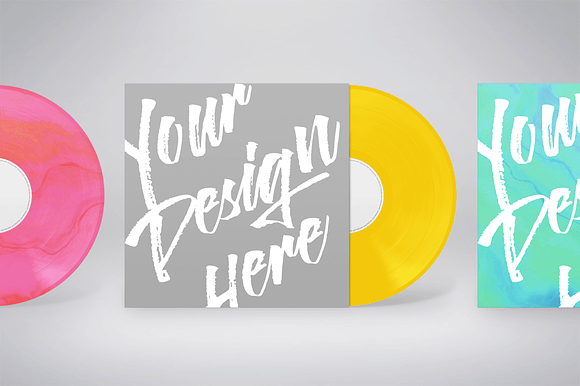 Full Customize Vinyl Record in Product Mockups - product preview 4