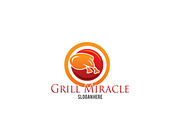 Grill Miracle Logo Template