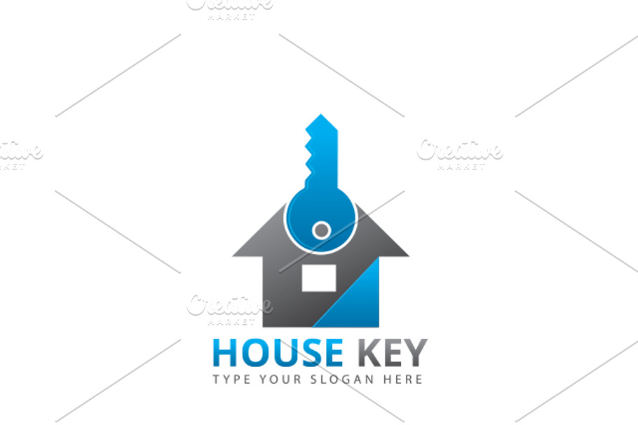 House Key Logo Template in Logo Templates - product preview 8