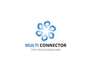 Multi Connector Logo Template