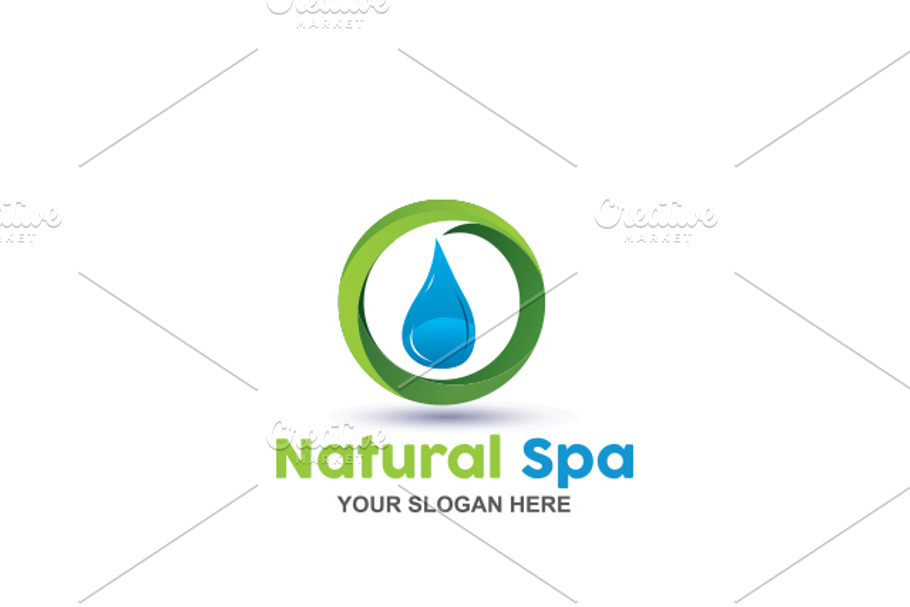 Natural Spa Logo Template in Logo Templates - product preview 8