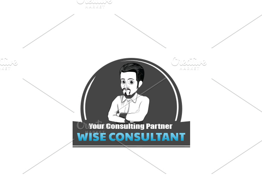 Wise Consultant Logo Template in Logo Templates - product preview 8