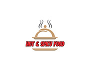 Hot & Spicy Food Logo Template