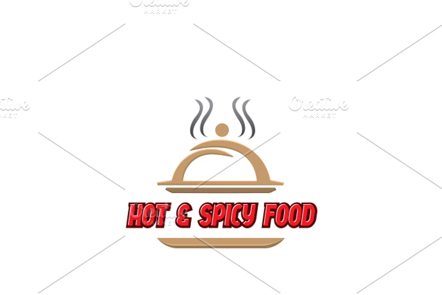 Hot & Spicy Food Logo Template in Logo Templates - product preview 8