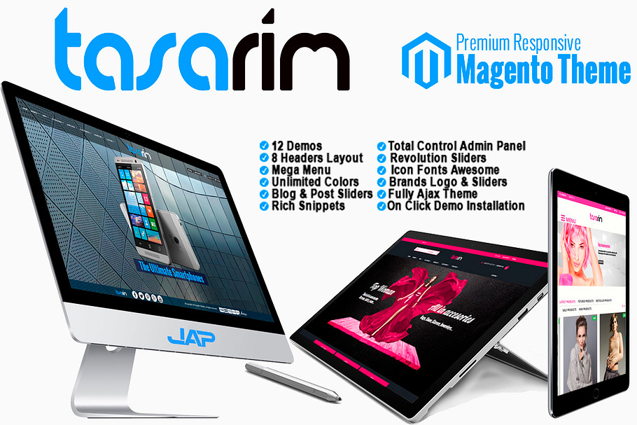 Tasarim Responsive Magento Theme in Magento Themes - product preview 8