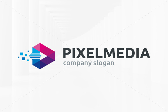 Pixel Media Logo Template in Logo Templates - product preview 2