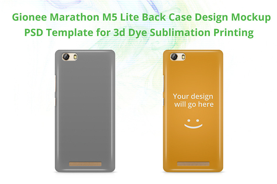 Gionee Marathon M5 lite 3d Case mock