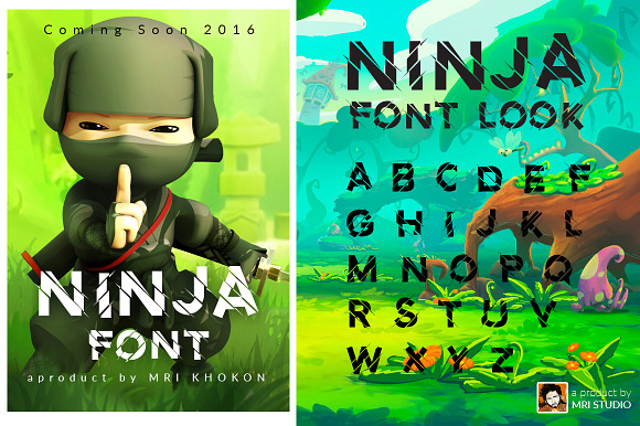 Ninja Font in Display Fonts - product preview 1
