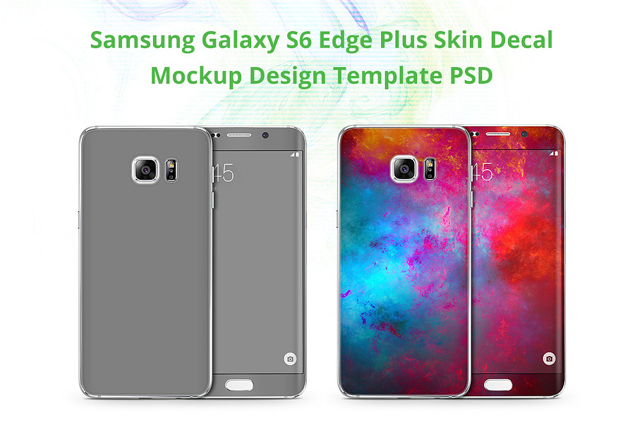 Galaxy S6 Edge Plus Skin Case Mockup