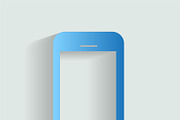 Smartphone icon blue 
