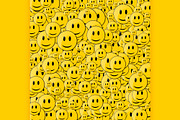 Happy face background