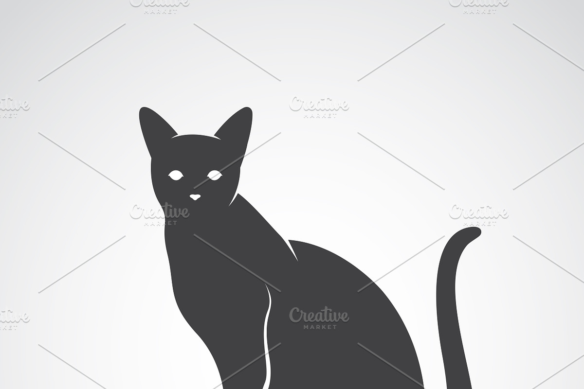Vector image of an cat in Illustrations - product preview 8