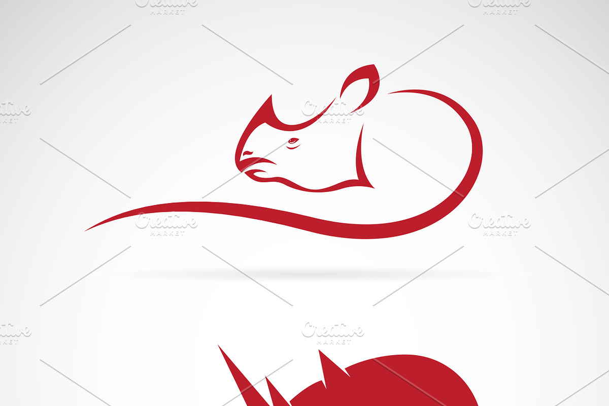 Rhino and rhinoceros design in Graphics - product preview 8
