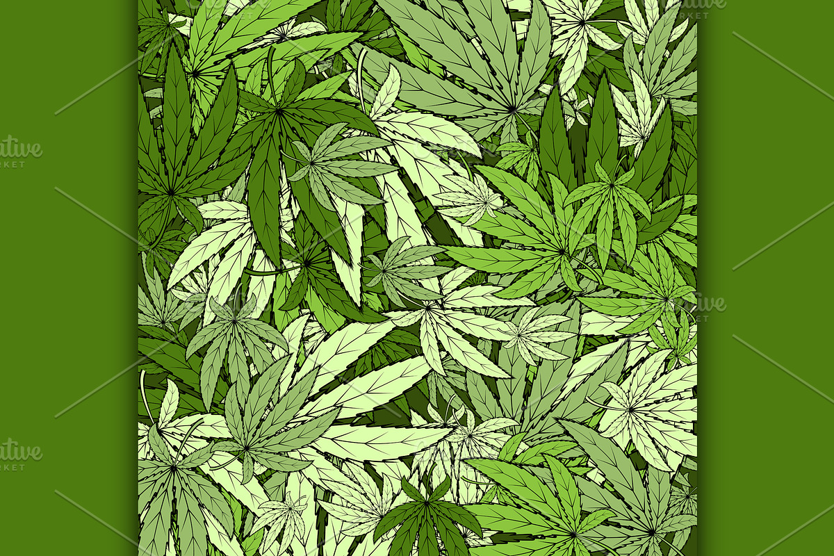 Marijuana background EPS 10 in Illustrations - product preview 8