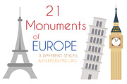 21x Monuments of Europe