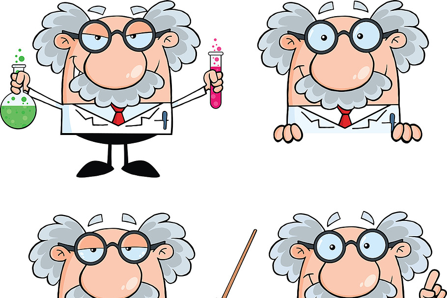 Funny Professor Collection - 7 in Illustrations - product preview 8