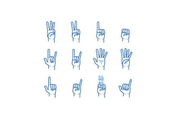 Vector Hand Pack in Illustrations - product preview 1