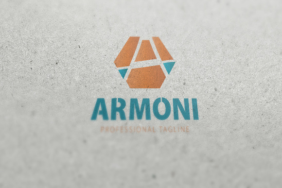 Armoni / A Letter Logo in Logo Templates - product preview 1