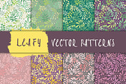 Vector Seamless Leaves Pattern