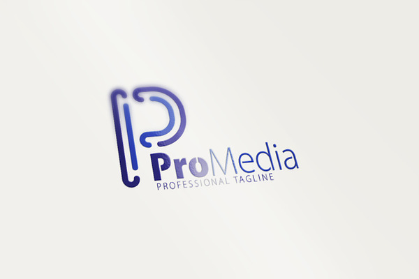 ProMedia / Letter P Logo