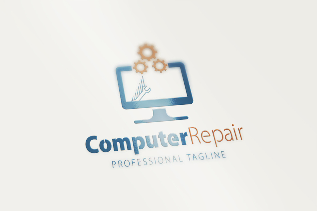 Computer Repair Logo in Logo Templates - product preview 8