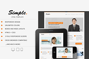 Simple Responsive HTML Template