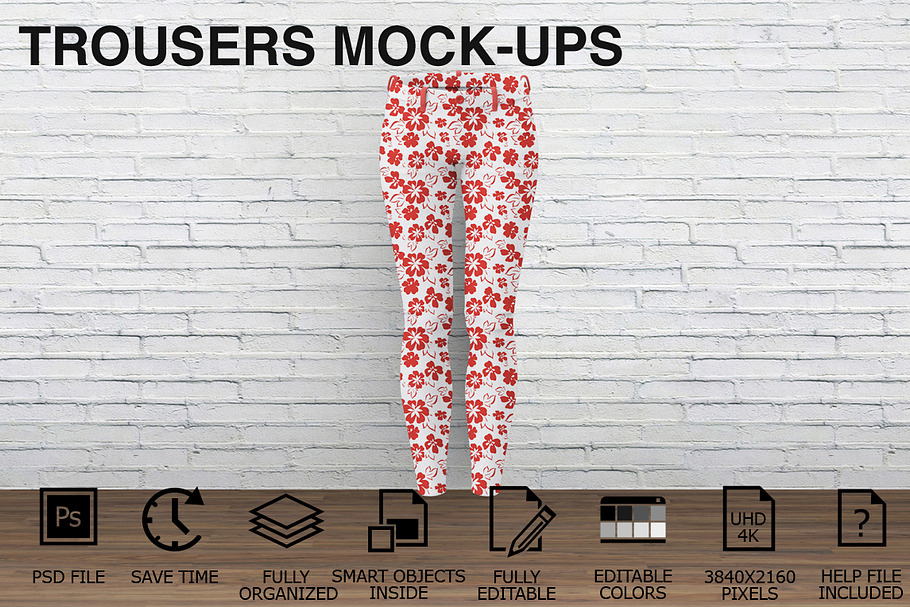 Trousers Mockups - Woman Clothing