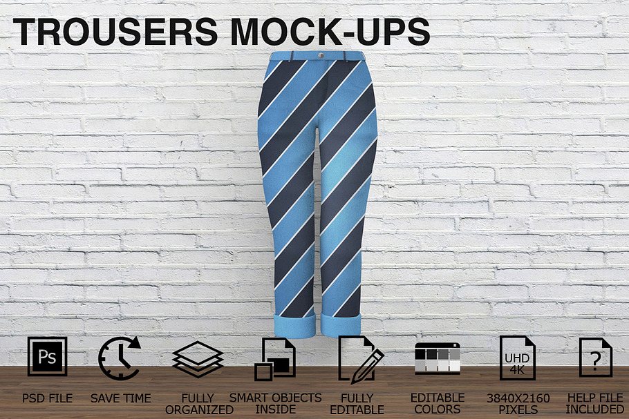 Trousers Mockups - Clothing Mockups in Product Mockups - product preview 8