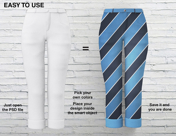 Trousers Mockups - Clothing Mockups in Product Mockups - product preview 7