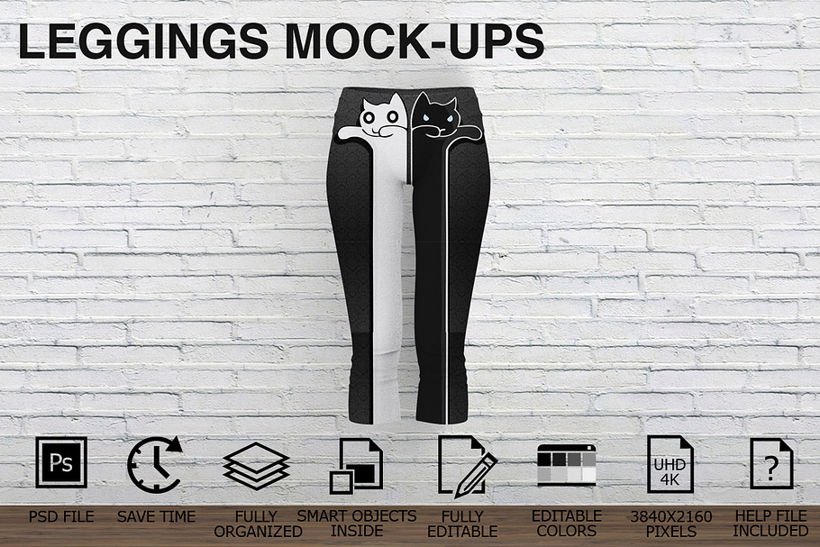 Leggings Mockups - Women Clothing 