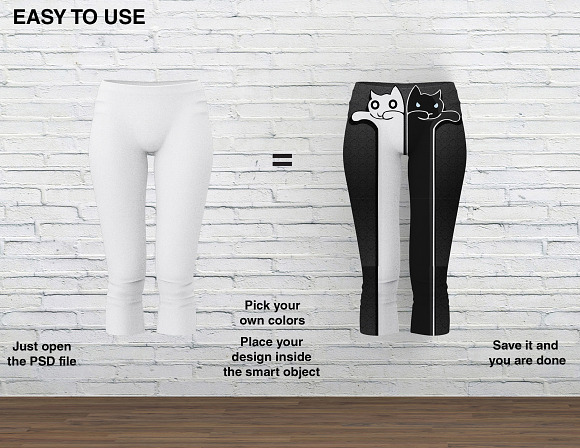 Leggings Mockups - Women Clothing  in Product Mockups - product preview 5