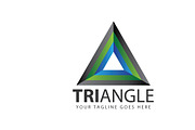 Abstract Triangle Logo Template