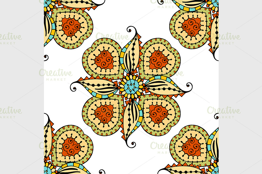 floral seamless pattern in Graphics - product preview 8