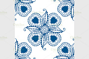 Vector blue pattern