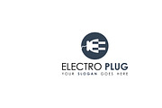 Electro Plug Logo Template