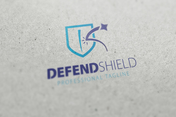 Defend Shield Logo in Logo Templates - product preview 1