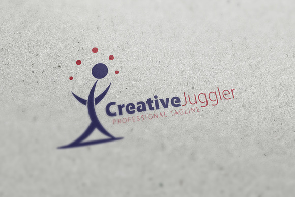 Creative Juggler Logo in Logo Templates - product preview 1