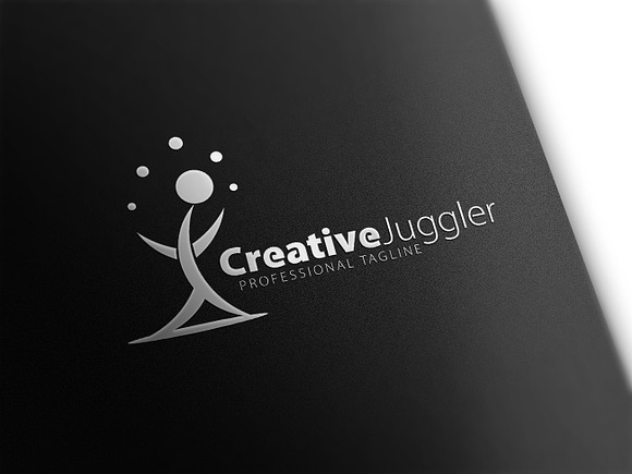 Creative Juggler Logo in Logo Templates - product preview 2