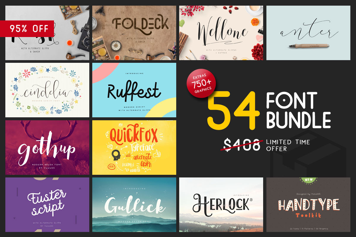 Font & Graphic Bundle - 95% off in Script Fonts - product preview 8