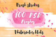 100Brushes!Handdrawn brushes for PSD