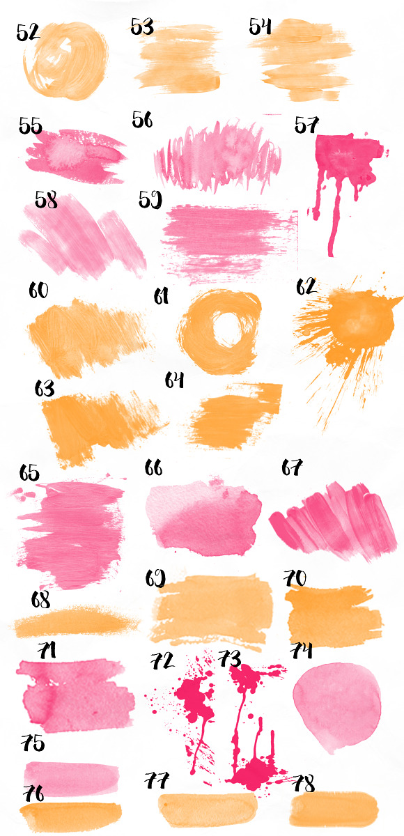 100Brushes!Handdrawn brushes for PSD in Photoshop Brushes - product preview 4